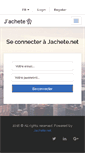 Mobile Screenshot of jachete.net