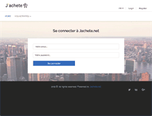 Tablet Screenshot of jachete.net